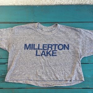 Cropped Oversized Graphic Tee